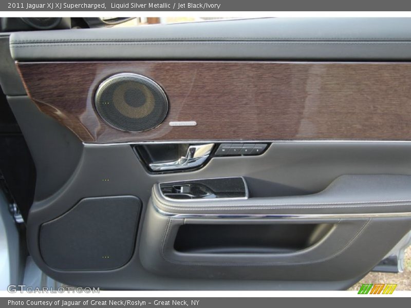 Liquid Silver Metallic / Jet Black/Ivory 2011 Jaguar XJ XJ Supercharged