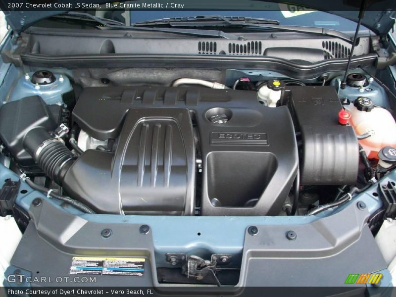Blue Granite Metallic / Gray 2007 Chevrolet Cobalt LS Sedan