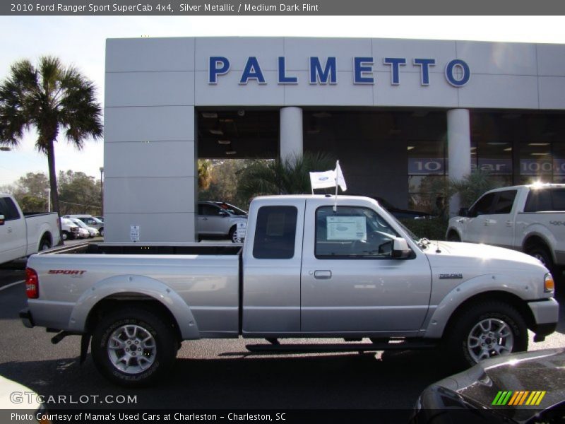 Silver Metallic / Medium Dark Flint 2010 Ford Ranger Sport SuperCab 4x4