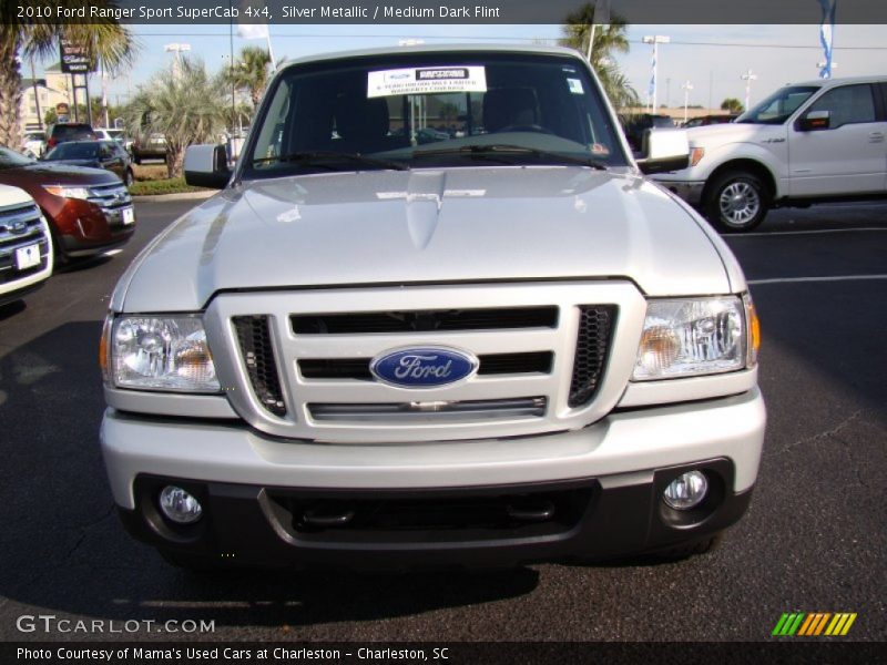 Silver Metallic / Medium Dark Flint 2010 Ford Ranger Sport SuperCab 4x4