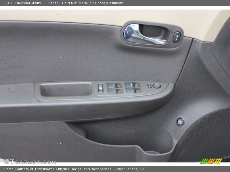 Gold Mist Metallic / Cocoa/Cashmere 2010 Chevrolet Malibu LT Sedan