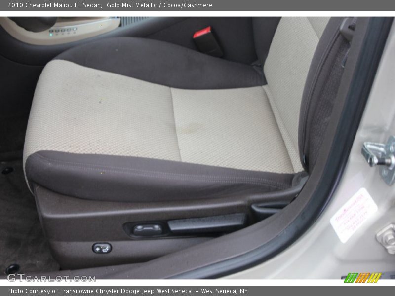 Gold Mist Metallic / Cocoa/Cashmere 2010 Chevrolet Malibu LT Sedan