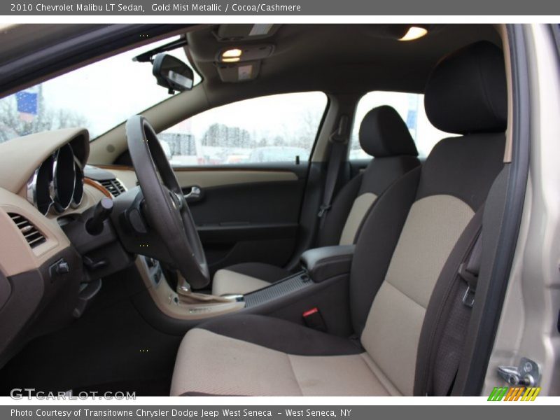 Gold Mist Metallic / Cocoa/Cashmere 2010 Chevrolet Malibu LT Sedan