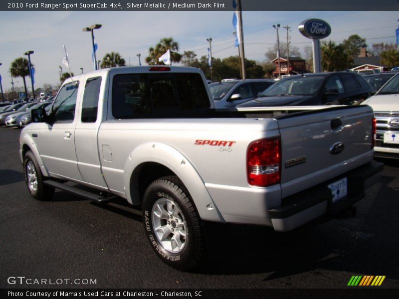 Silver Metallic / Medium Dark Flint 2010 Ford Ranger Sport SuperCab 4x4