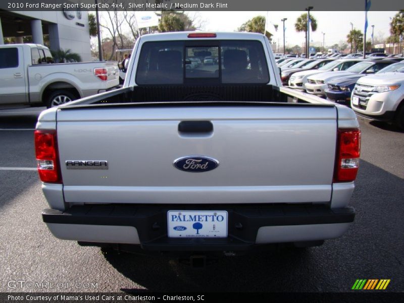 Silver Metallic / Medium Dark Flint 2010 Ford Ranger Sport SuperCab 4x4