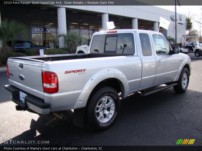 Silver Metallic / Medium Dark Flint 2010 Ford Ranger Sport SuperCab 4x4