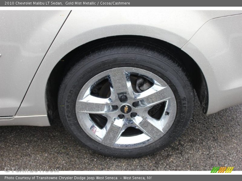 Gold Mist Metallic / Cocoa/Cashmere 2010 Chevrolet Malibu LT Sedan