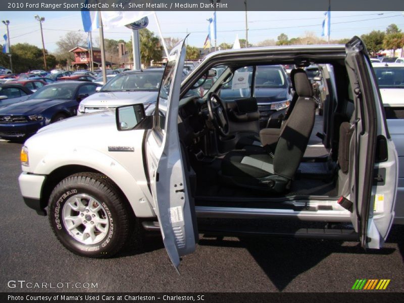 Silver Metallic / Medium Dark Flint 2010 Ford Ranger Sport SuperCab 4x4