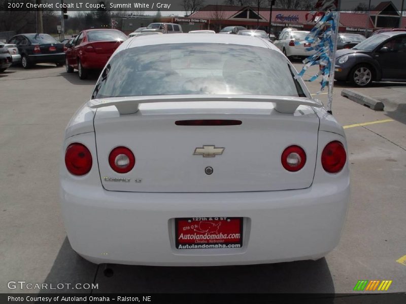 Summit White / Gray 2007 Chevrolet Cobalt LT Coupe