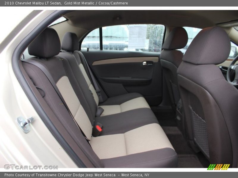 Gold Mist Metallic / Cocoa/Cashmere 2010 Chevrolet Malibu LT Sedan