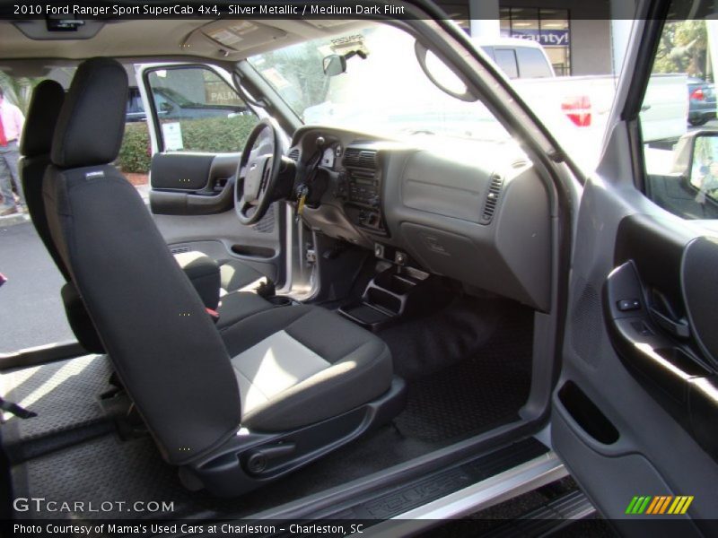 Silver Metallic / Medium Dark Flint 2010 Ford Ranger Sport SuperCab 4x4