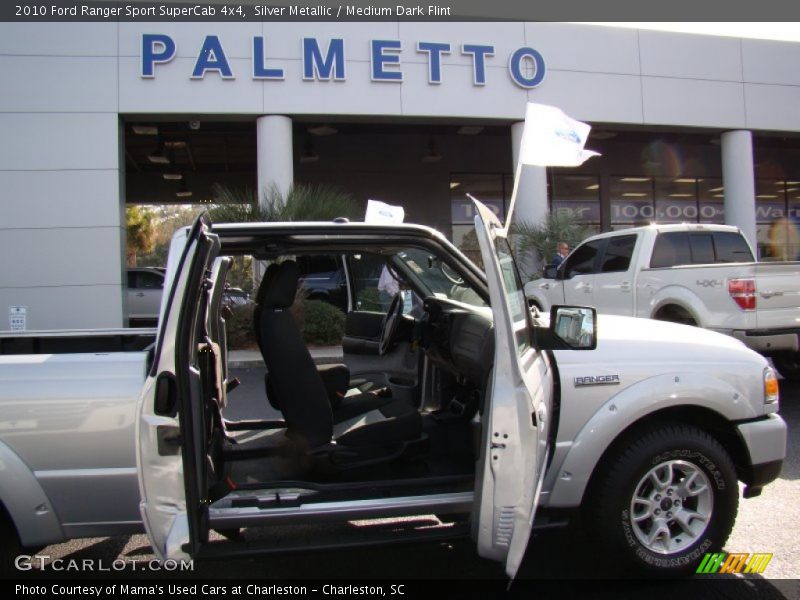 Silver Metallic / Medium Dark Flint 2010 Ford Ranger Sport SuperCab 4x4