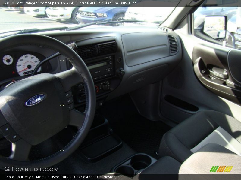 Silver Metallic / Medium Dark Flint 2010 Ford Ranger Sport SuperCab 4x4