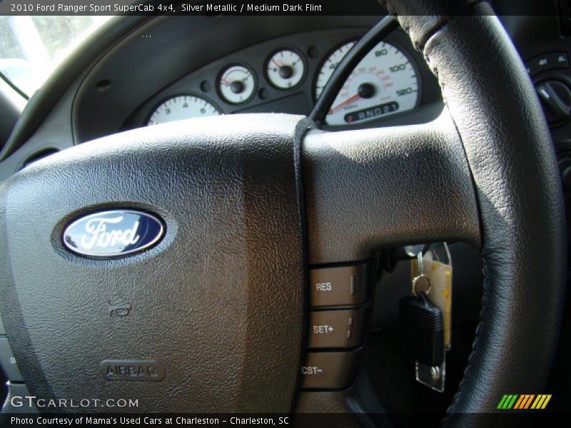 Silver Metallic / Medium Dark Flint 2010 Ford Ranger Sport SuperCab 4x4