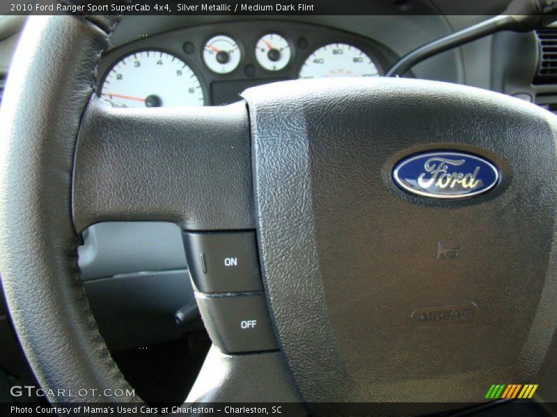 Silver Metallic / Medium Dark Flint 2010 Ford Ranger Sport SuperCab 4x4