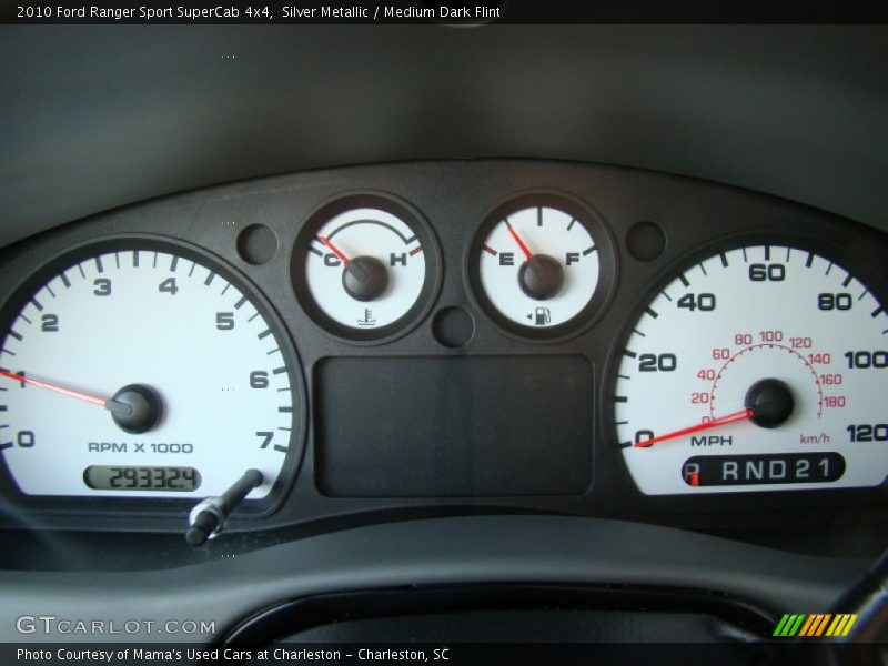 Silver Metallic / Medium Dark Flint 2010 Ford Ranger Sport SuperCab 4x4