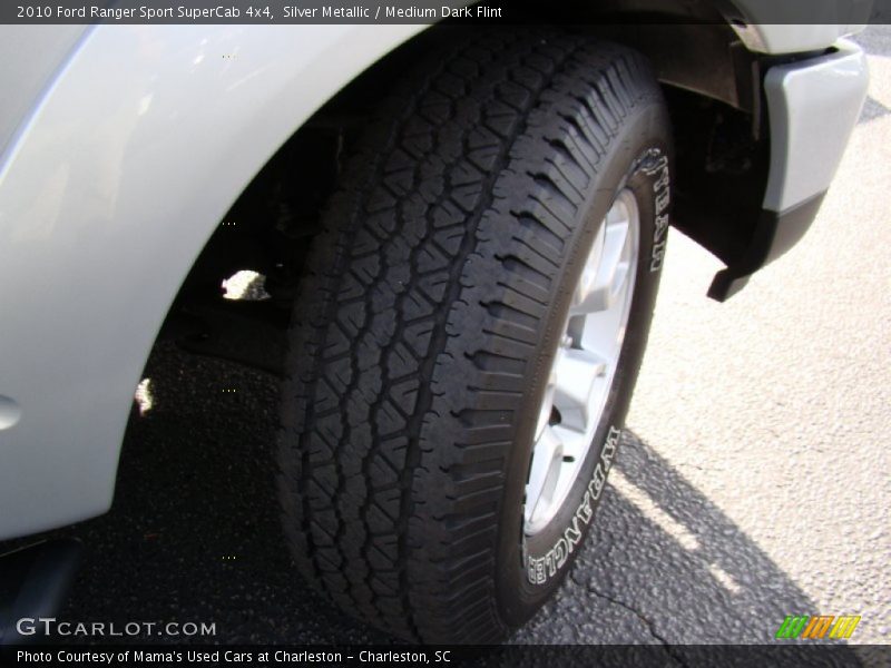Silver Metallic / Medium Dark Flint 2010 Ford Ranger Sport SuperCab 4x4