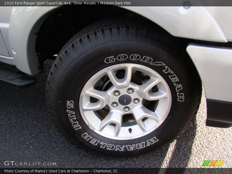 Silver Metallic / Medium Dark Flint 2010 Ford Ranger Sport SuperCab 4x4