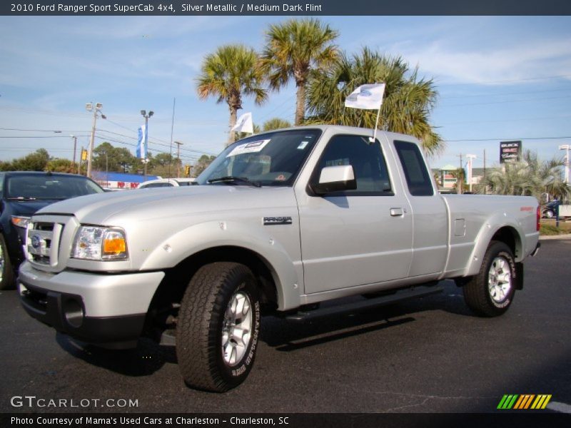 Silver Metallic / Medium Dark Flint 2010 Ford Ranger Sport SuperCab 4x4