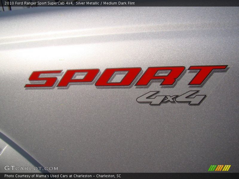 Silver Metallic / Medium Dark Flint 2010 Ford Ranger Sport SuperCab 4x4