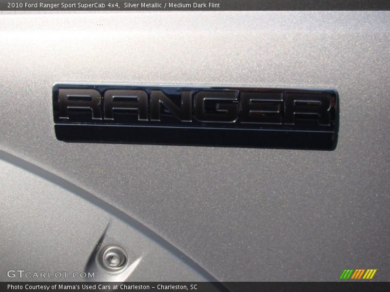 Silver Metallic / Medium Dark Flint 2010 Ford Ranger Sport SuperCab 4x4