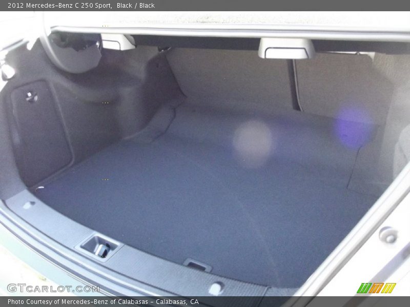 Black / Black 2012 Mercedes-Benz C 250 Sport