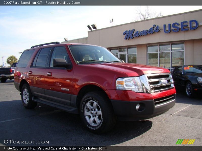 Redfire Metallic / Camel 2007 Ford Expedition XLT