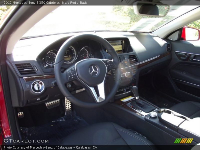 Mars Red / Black 2012 Mercedes-Benz E 350 Cabriolet