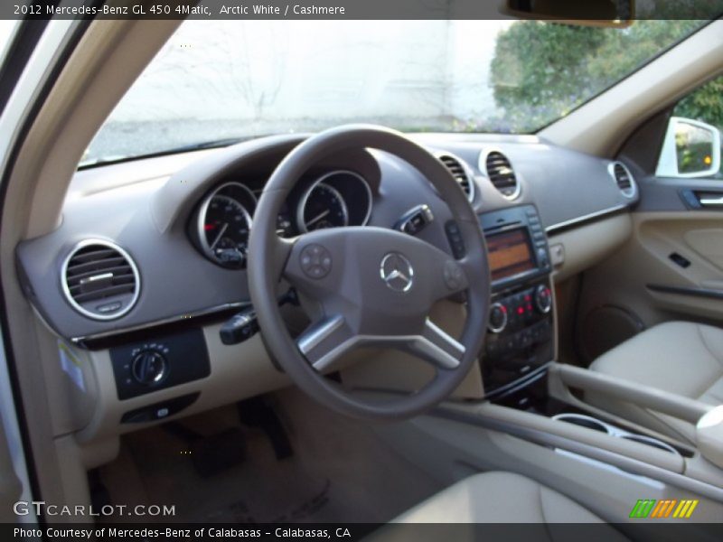 Arctic White / Cashmere 2012 Mercedes-Benz GL 450 4Matic
