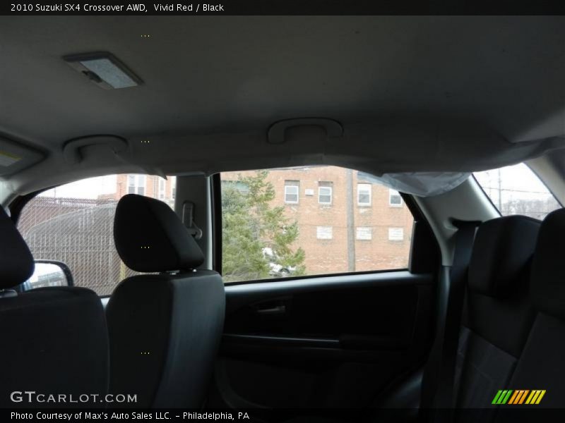 Vivid Red / Black 2010 Suzuki SX4 Crossover AWD