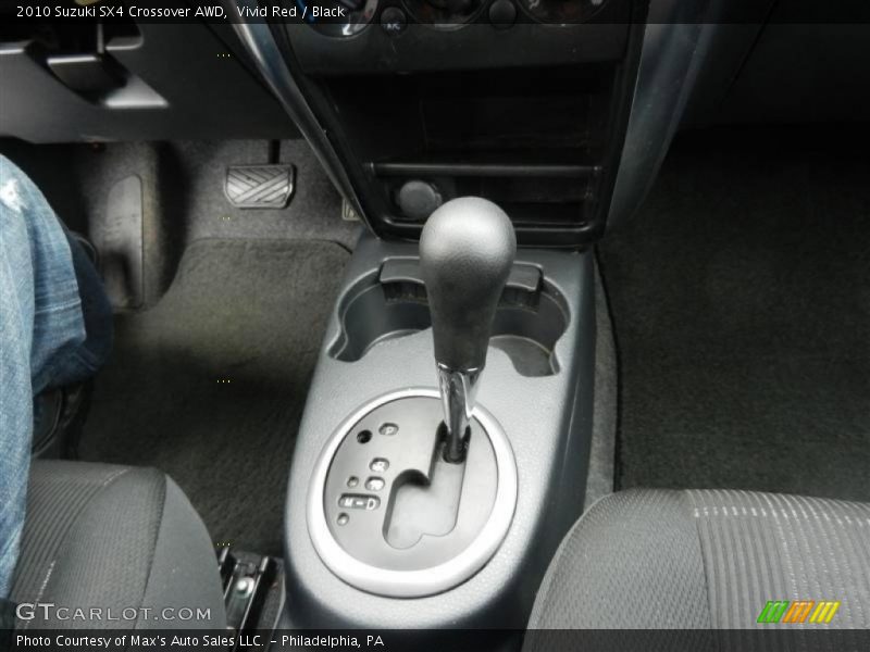 Vivid Red / Black 2010 Suzuki SX4 Crossover AWD