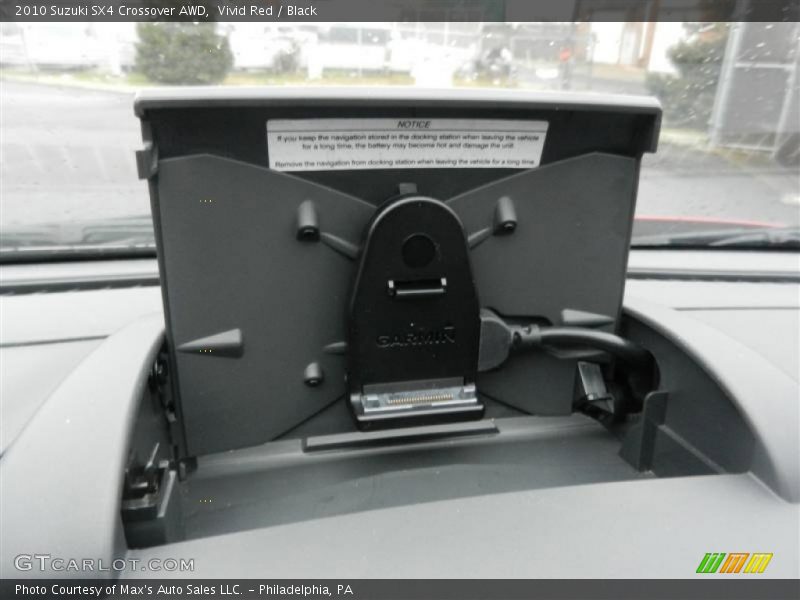 Vivid Red / Black 2010 Suzuki SX4 Crossover AWD