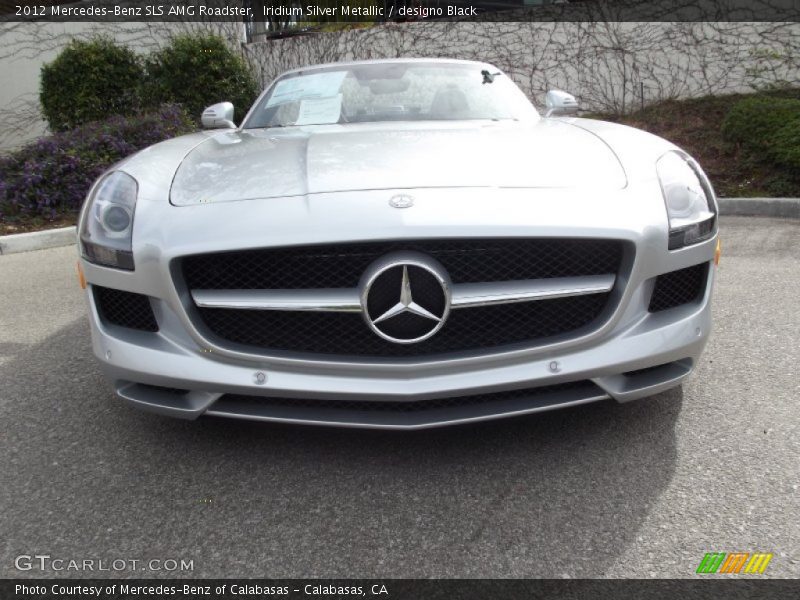 Iridium Silver Metallic / designo Black 2012 Mercedes-Benz SLS AMG Roadster