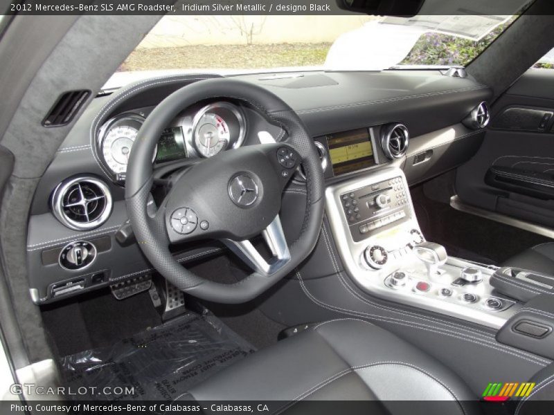  2012 SLS AMG Roadster designo Black Interior