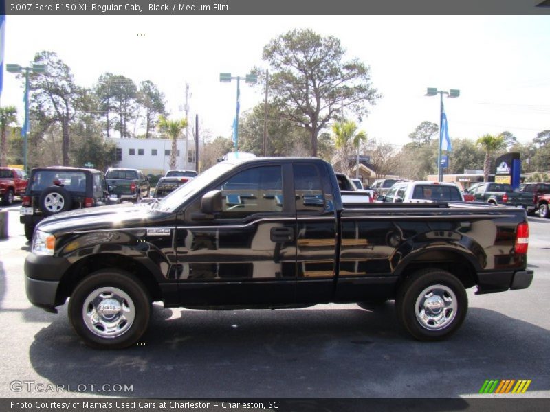 Black / Medium Flint 2007 Ford F150 XL Regular Cab