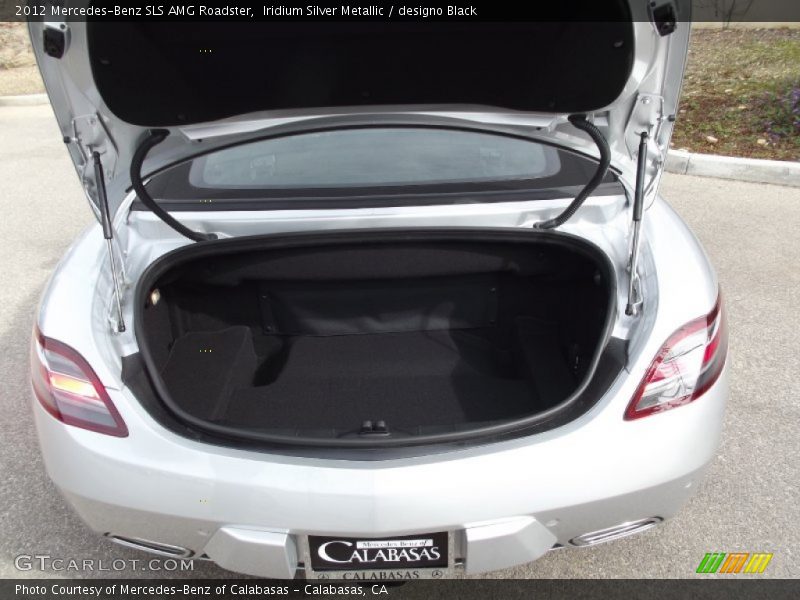  2012 SLS AMG Roadster Trunk