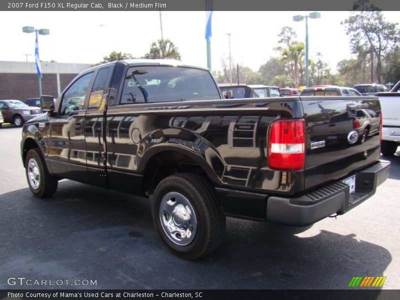 Black / Medium Flint 2007 Ford F150 XL Regular Cab
