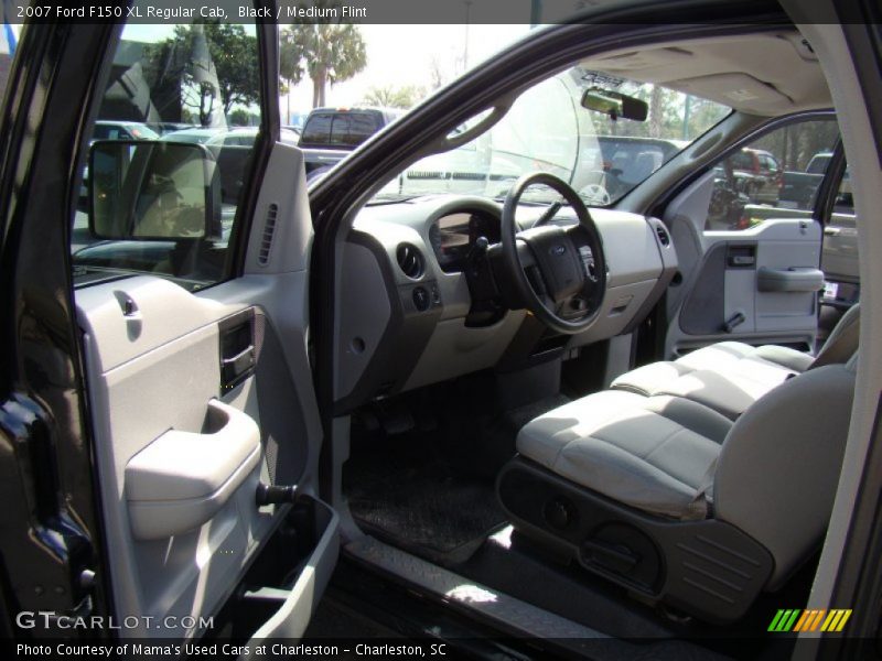 Black / Medium Flint 2007 Ford F150 XL Regular Cab