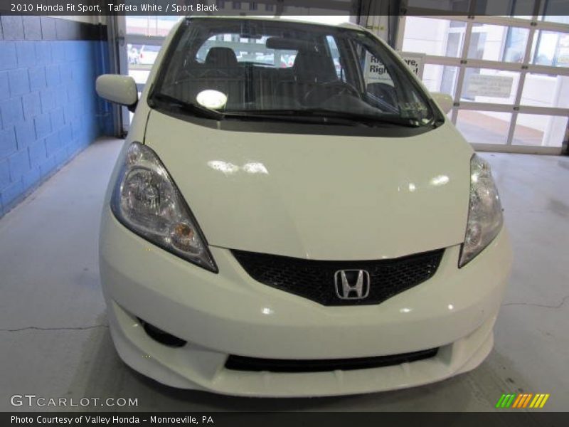 Taffeta White / Sport Black 2010 Honda Fit Sport