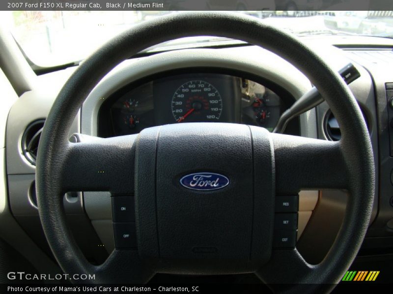 Black / Medium Flint 2007 Ford F150 XL Regular Cab