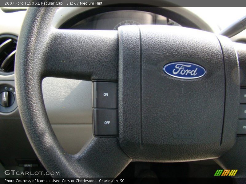 Black / Medium Flint 2007 Ford F150 XL Regular Cab
