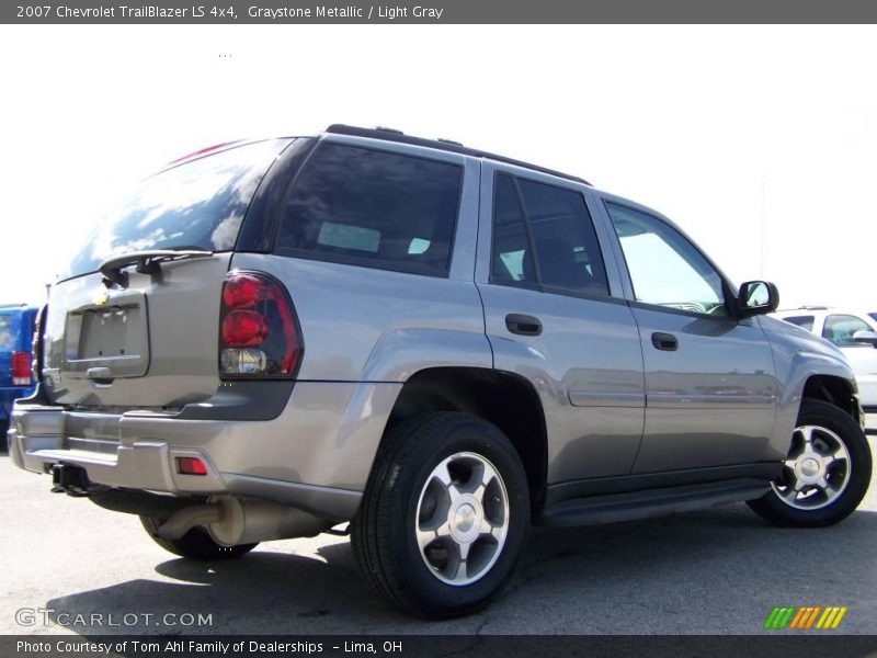 Graystone Metallic / Light Gray 2007 Chevrolet TrailBlazer LS 4x4