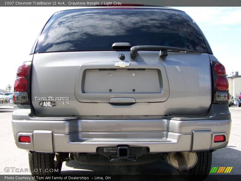 Graystone Metallic / Light Gray 2007 Chevrolet TrailBlazer LS 4x4