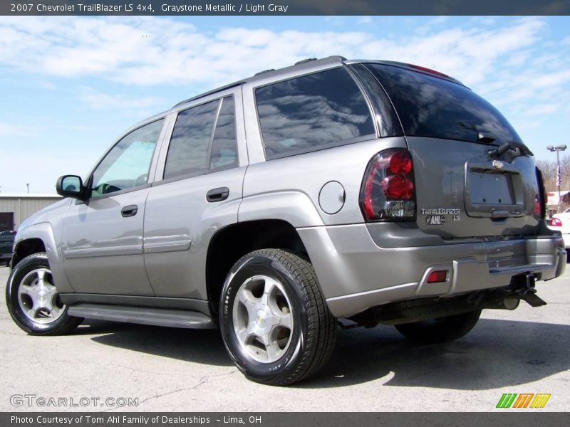 Graystone Metallic / Light Gray 2007 Chevrolet TrailBlazer LS 4x4