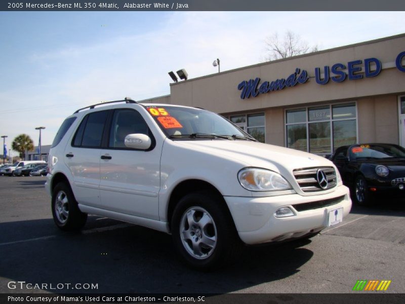 Alabaster White / Java 2005 Mercedes-Benz ML 350 4Matic
