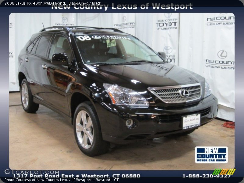 Black Onyx / Black 2008 Lexus RX 400h AWD Hybrid