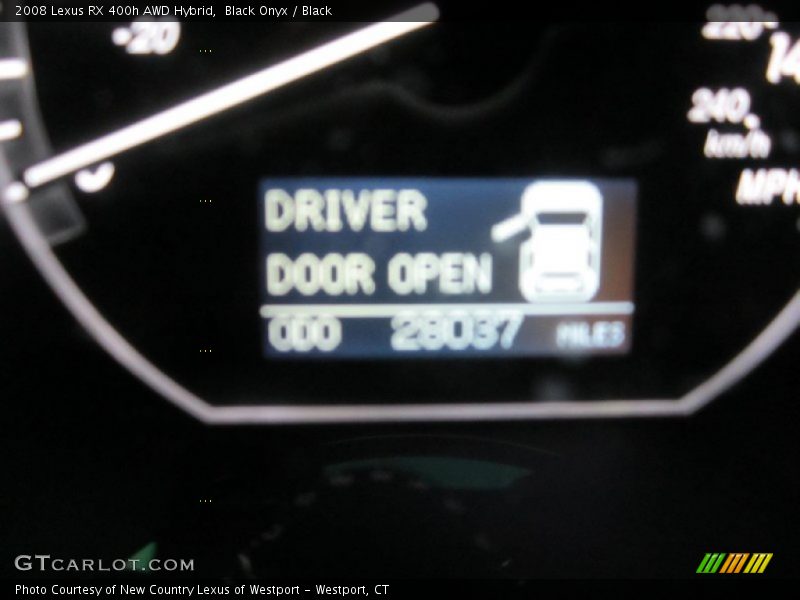Black Onyx / Black 2008 Lexus RX 400h AWD Hybrid
