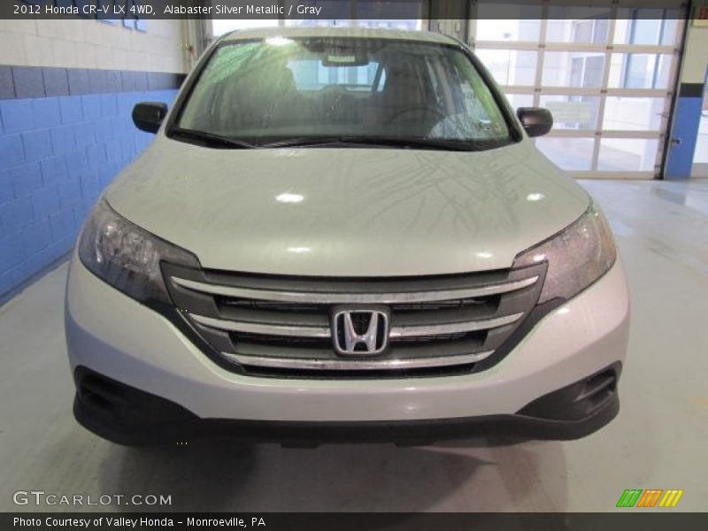 Alabaster Silver Metallic / Gray 2012 Honda CR-V LX 4WD