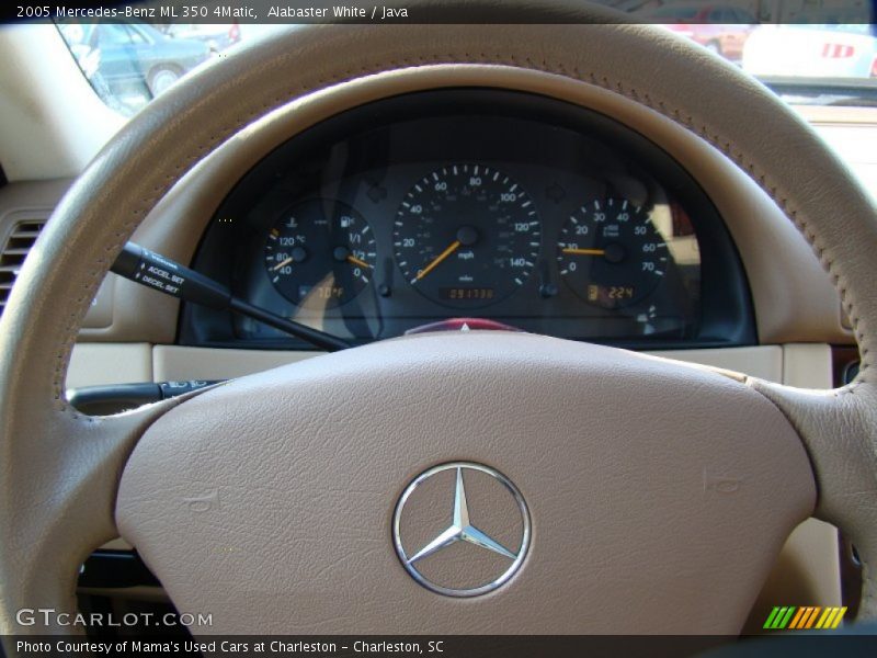Alabaster White / Java 2005 Mercedes-Benz ML 350 4Matic