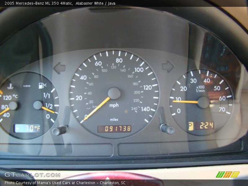 Alabaster White / Java 2005 Mercedes-Benz ML 350 4Matic